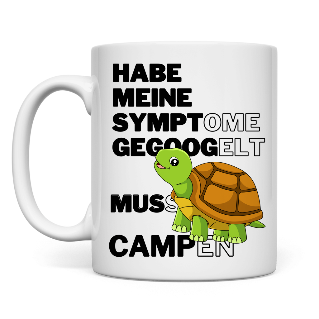 Tasse Symptome Schildkröte