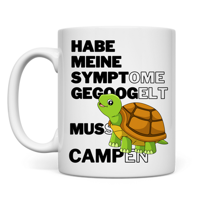 Tasse Symptome Schildkröte