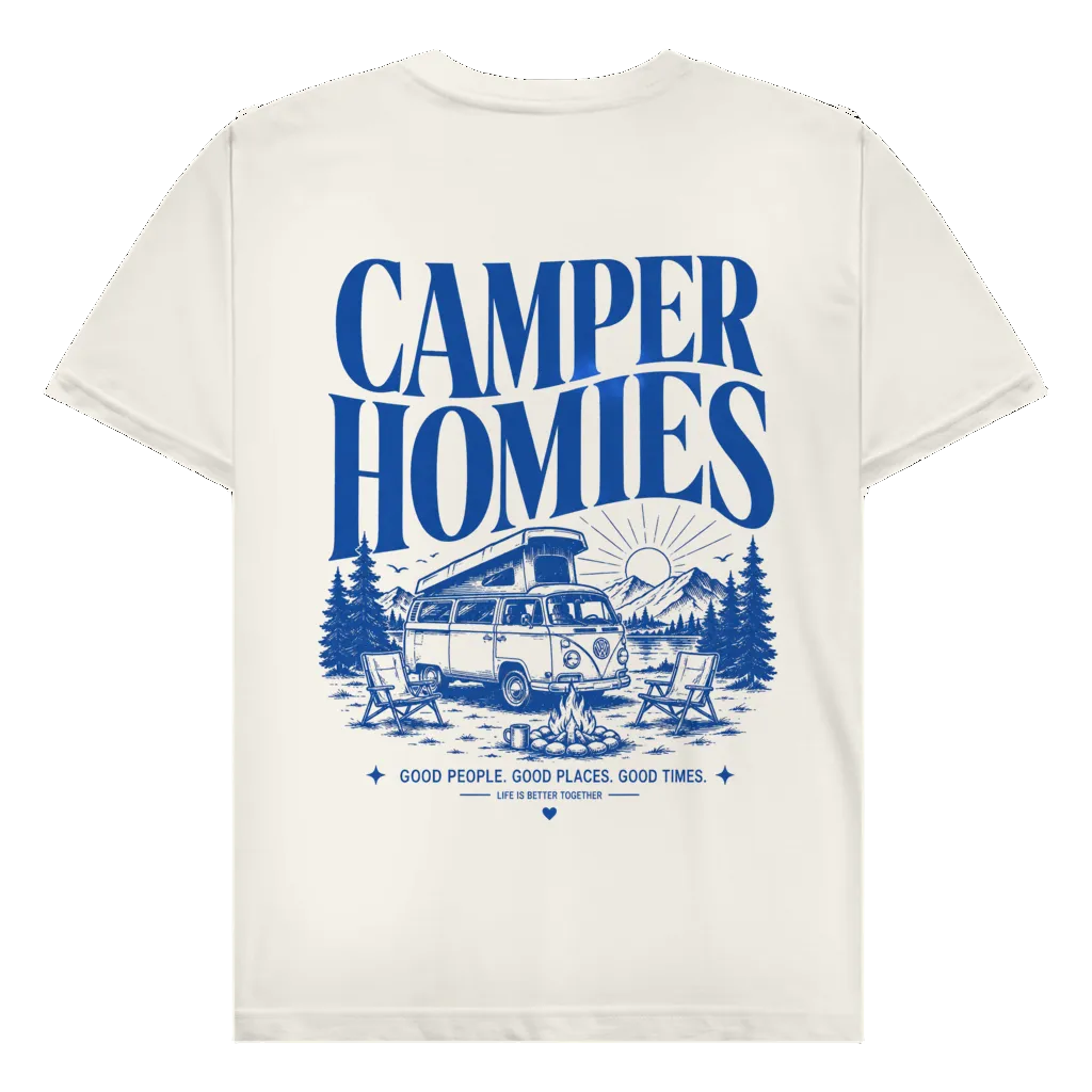 Camper Homies - Rückendruck | Premium Shirt unisex