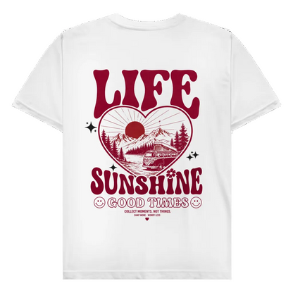 Life Sunshine - Rückendruck | Premium Shirt unisex