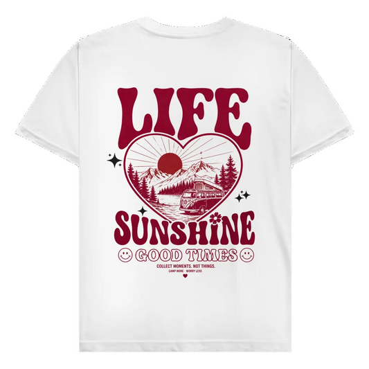 Life Sunshine - Rückendruck | Premium Shirt unisex
