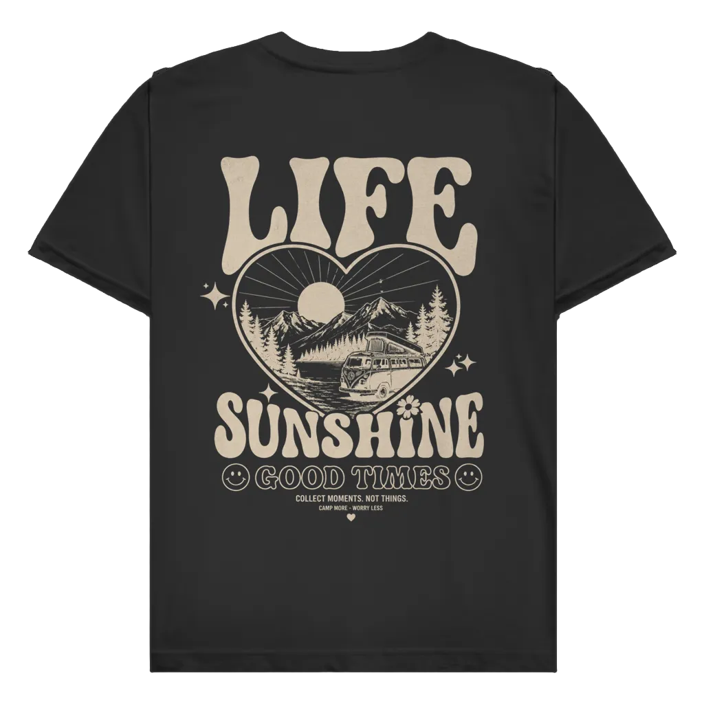 Life Sunshine - Rückendruck | Premium Shirt unisex