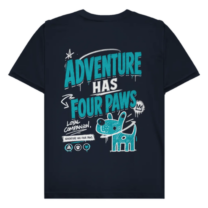 FOUR PAWS - Rückendruck| Premium Shirt unisex