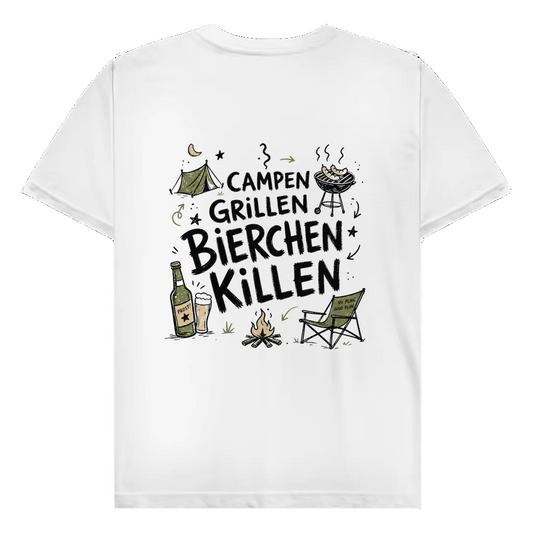 Bierchen Killen - Rückendruck | Premium Shirt unisex