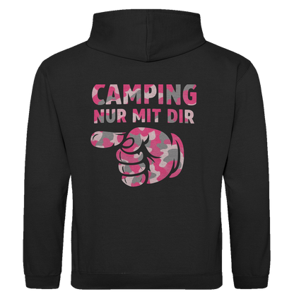 Herren Hoodie Nur mit dir -rosa || Premium Hoodie unisex