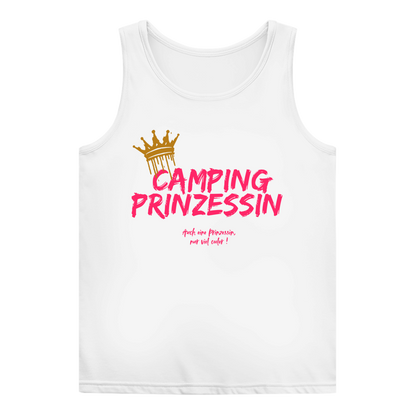 Damen Tank Top Camping Prinzessin