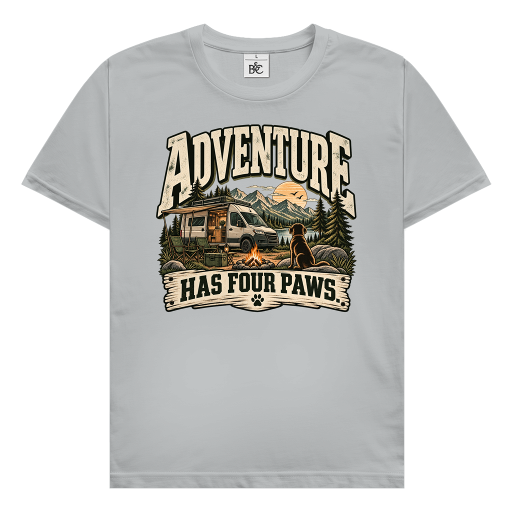Adventure HAS FOUR PAWS (VAN) | Premium Shirt unisex