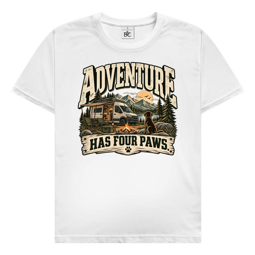 Adventure HAS FOUR PAWS (VAN) | Premium Shirt unisex
