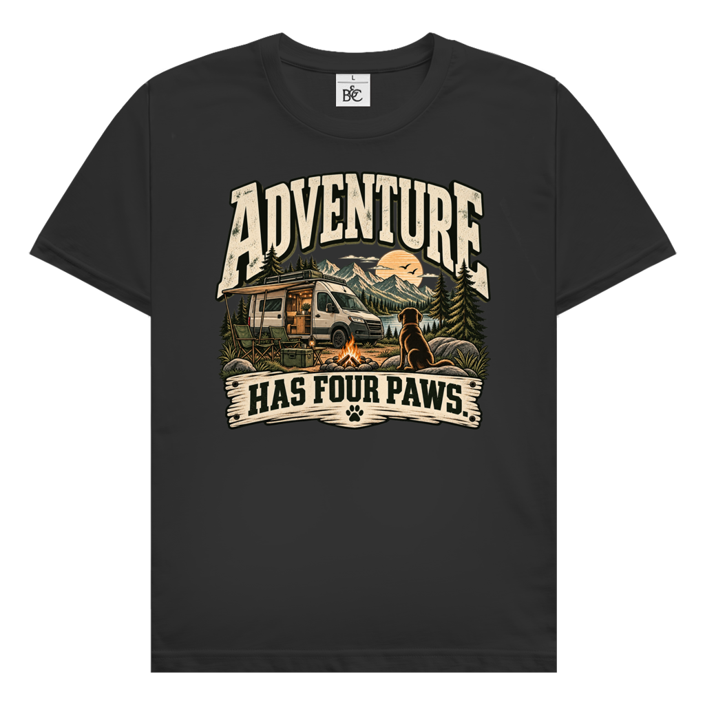 Adventure HAS FOUR PAWS (VAN) | Premium Shirt unisex