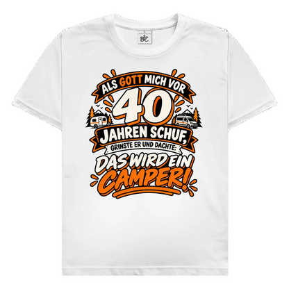 Camper wird 40 | Premium Shirt unisex