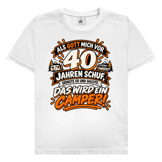 Camper wird 40 | Premium Shirt unisex