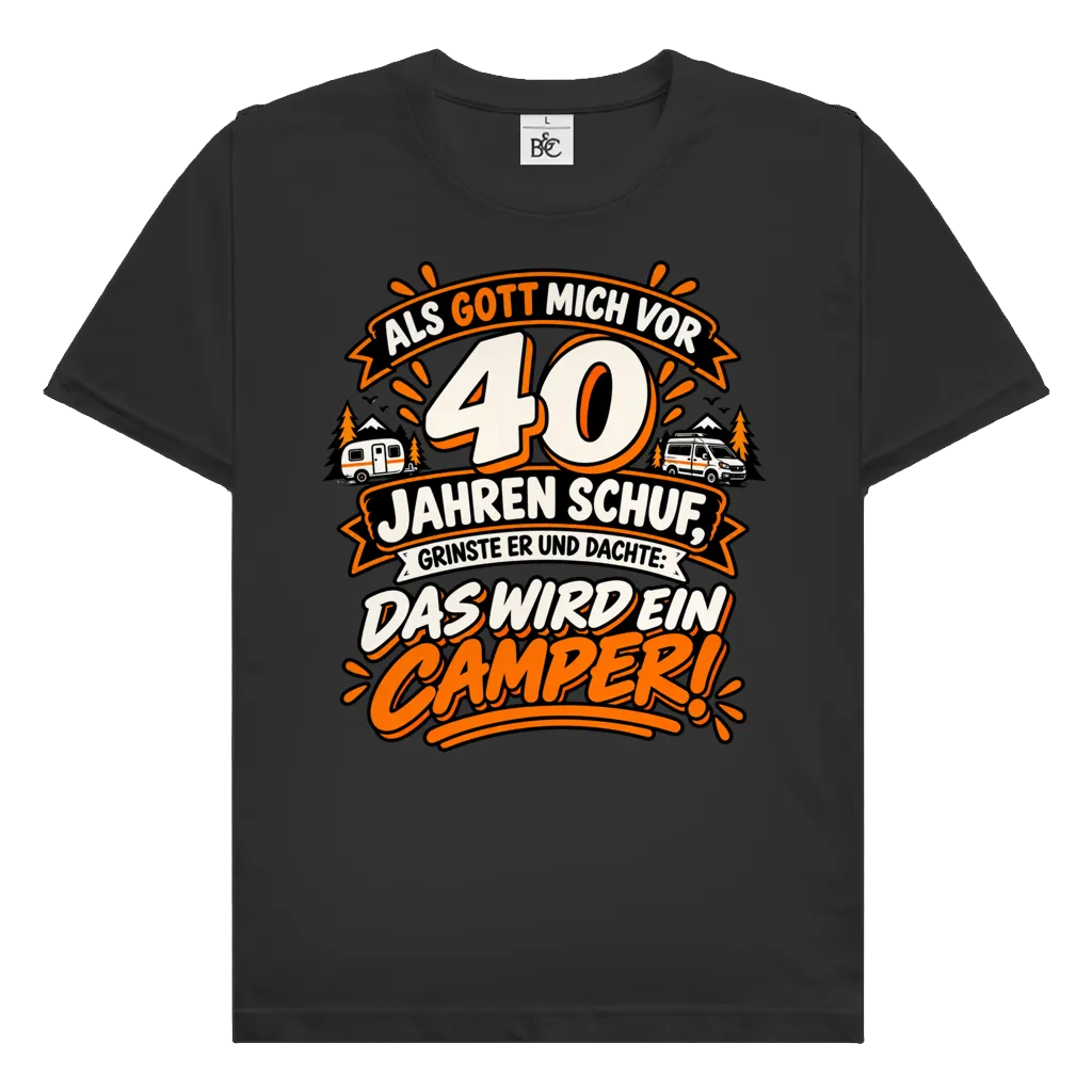 Camper wird 40 | Premium Shirt unisex