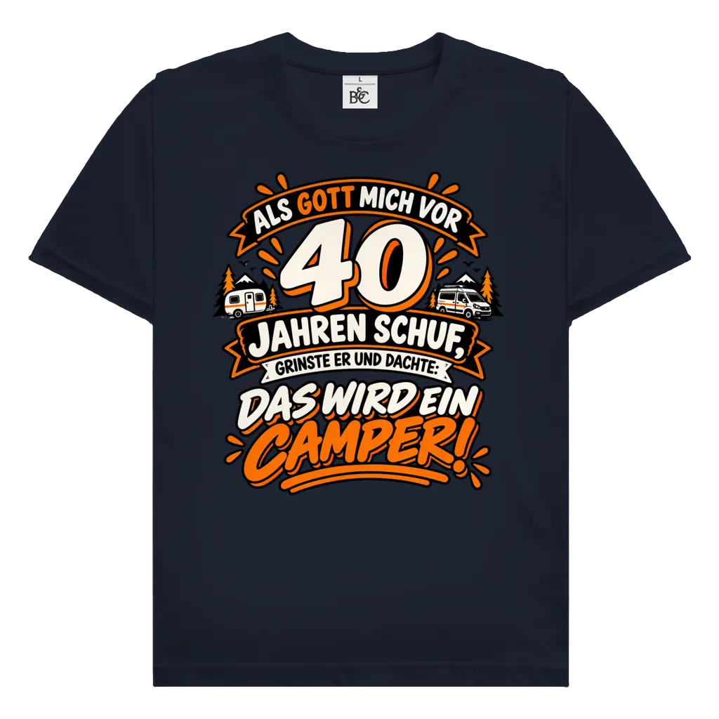 Camper wird 40 | Premium Shirt unisex