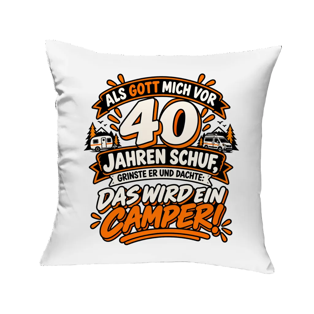 Camper wird 40 | Kopfkissen