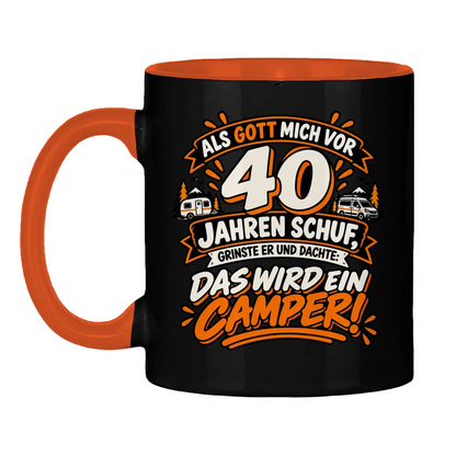 Camper wird 40 | Tasse zweifarbig