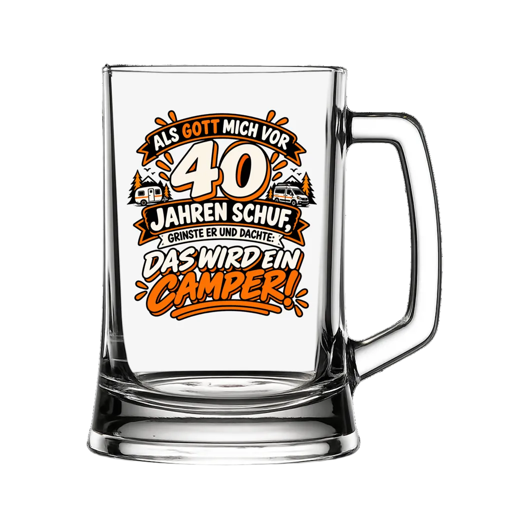 Camper wird 40 | Bierkrug