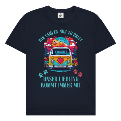 Premium T-Shirt Wir campen nur zu Dritt