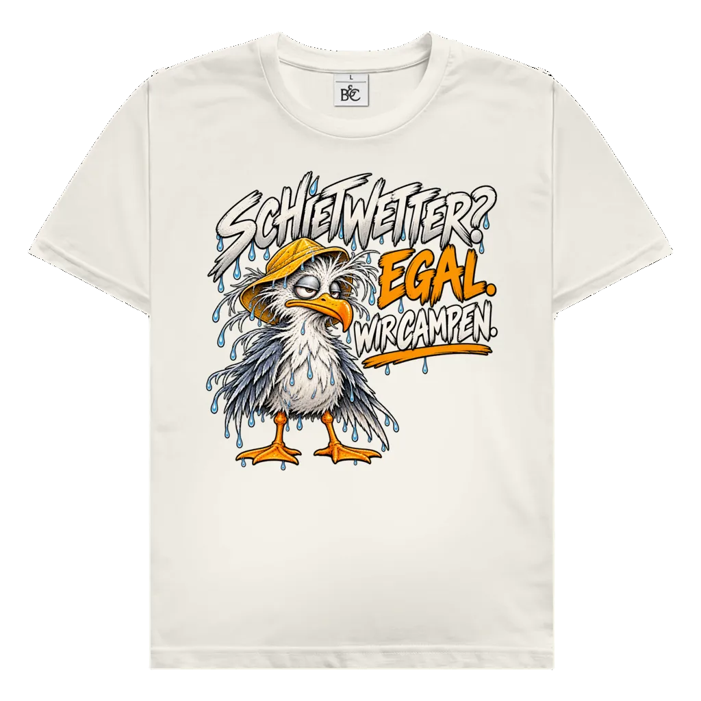 Schietwetter wir campen | Premium Shirt unisex
