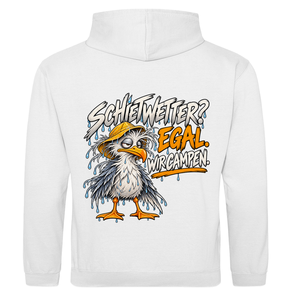 Premium Hoodie Schietwetter wir campen