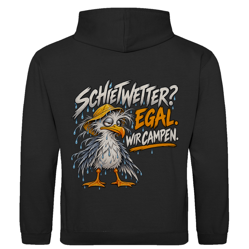 Premium Hoodie Schietwetter wir campen