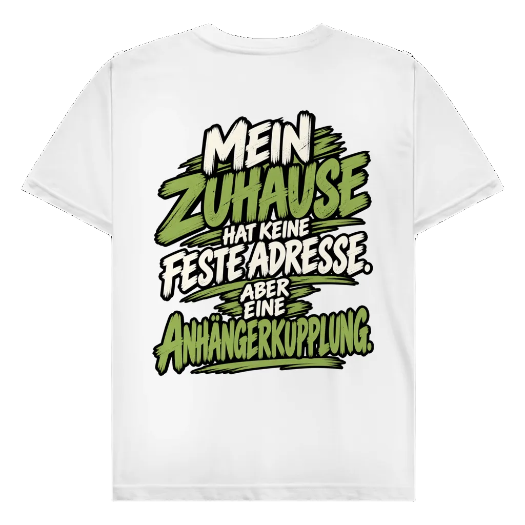 ABER EINE ANHÄNGERKUPPLUNG- Rückendruck | Premium Shirt unisex