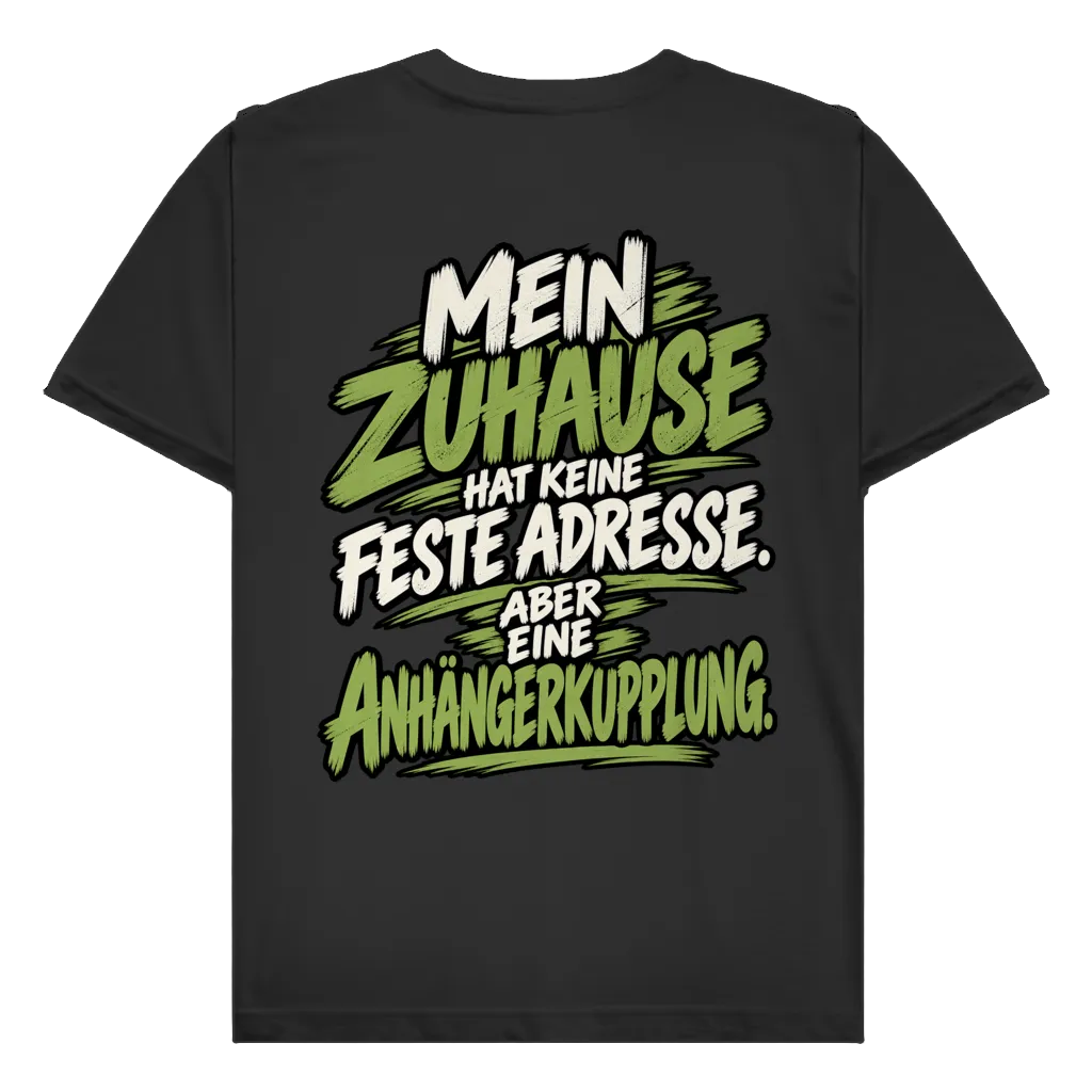 ABER EINE ANHÄNGERKUPPLUNG- Rückendruck | Premium Shirt unisex