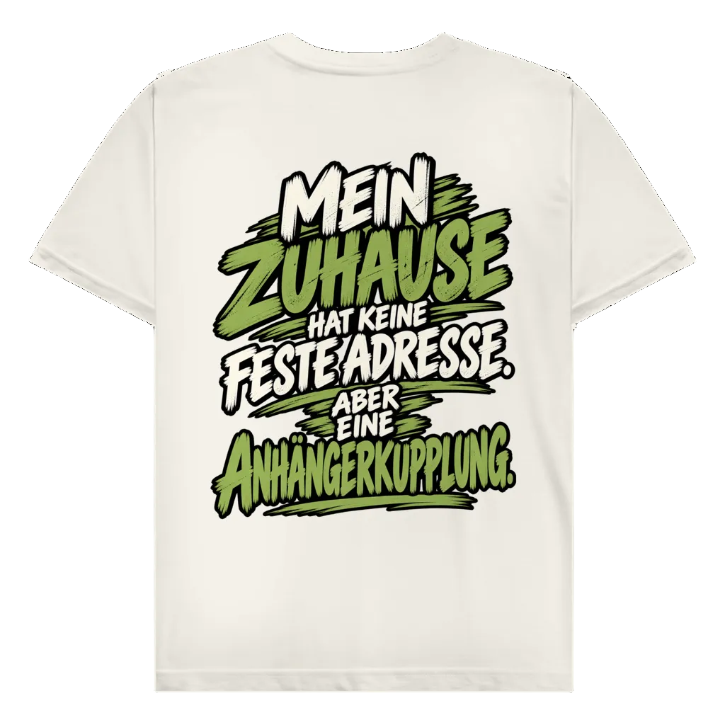 ABER EINE ANHÄNGERKUPPLUNG- Rückendruck | Premium Shirt unisex