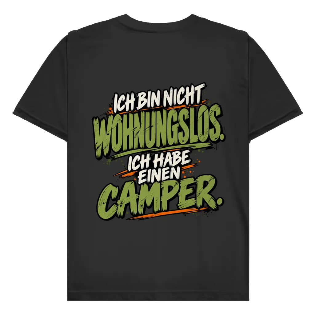 NICHT WOHNUNGSLOS- Rückendruck | Premium Shirt unisex