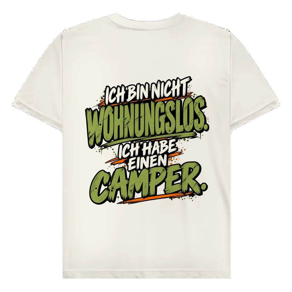 NICHT WOHNUNGSLOS- Rückendruck | Premium Shirt unisex