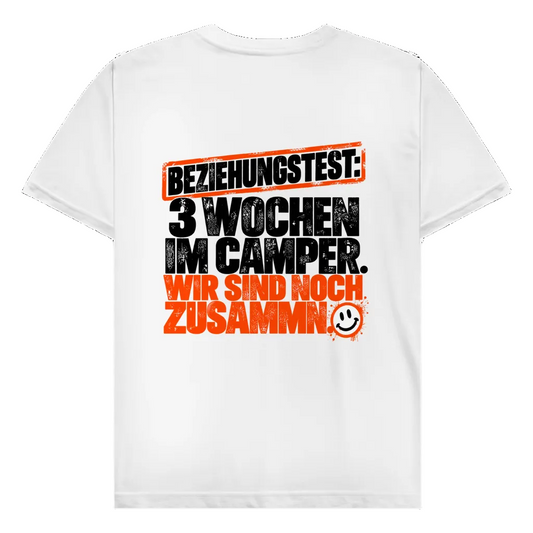 Beziehungstest - Rückendruck | Premium Shirt unisex