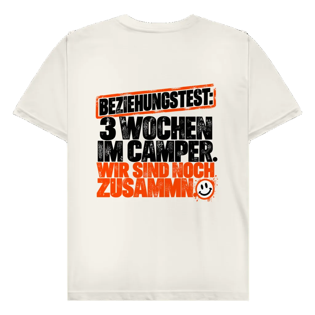 Beziehungstest - Rückendruck | Premium Shirt unisex