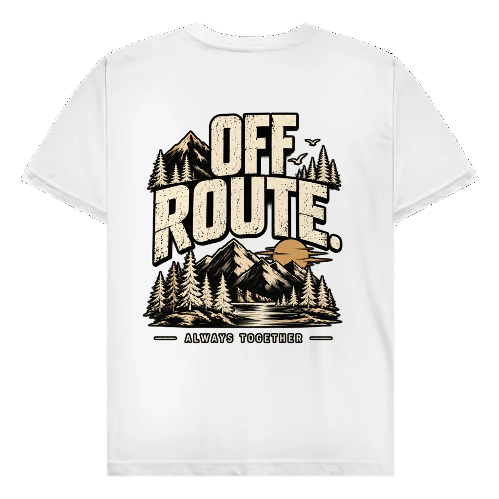 OFF ROUTE - Rückendruck | Premium Shirt unisex