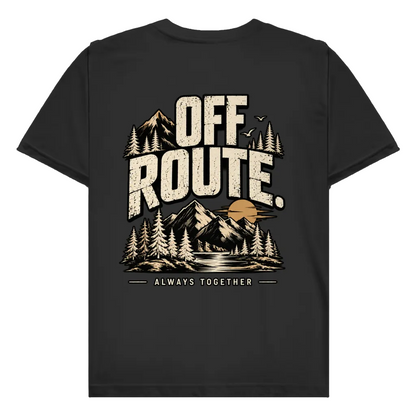 OFF ROUTE - Rückendruck | Premium Shirt unisex
