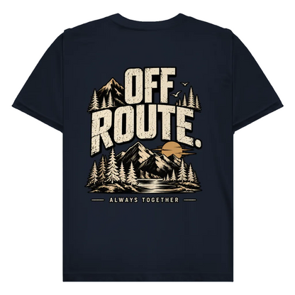 OFF ROUTE - Rückendruck | Premium Shirt unisex