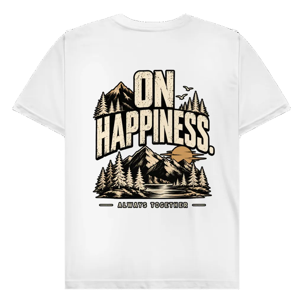 ON HAPPINESS - Rückendruck | Premium Shirt unisex