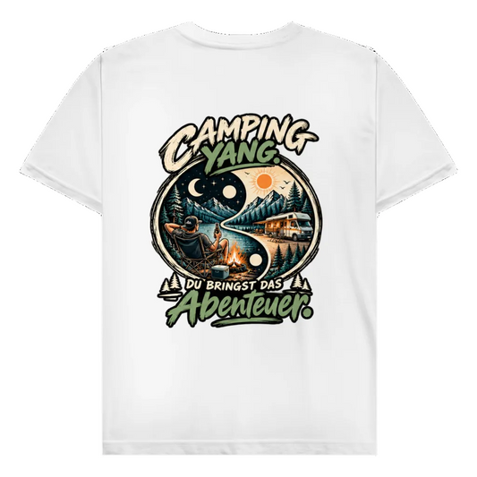 Camping YANG - Rückendruck | Premium Shirt unisex