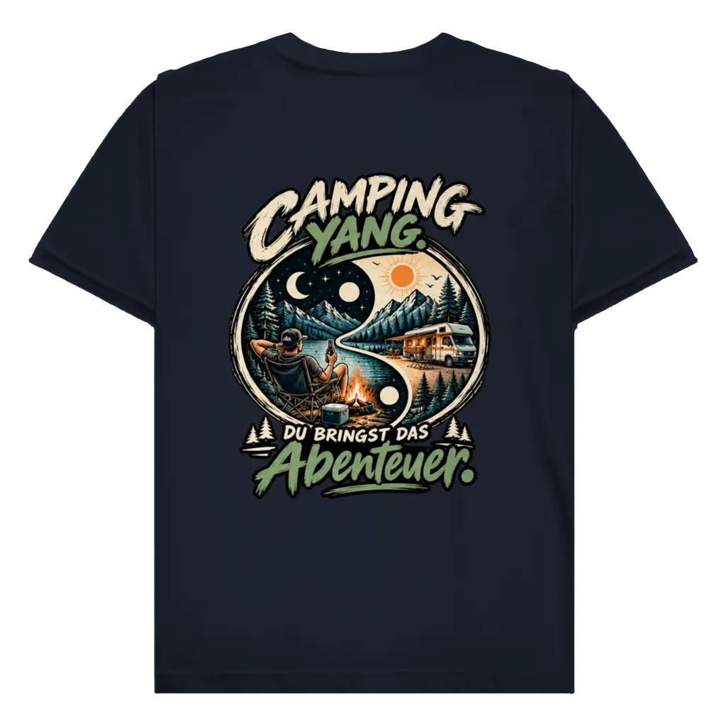 Camping YANG - Rückendruck | Premium Shirt unisex