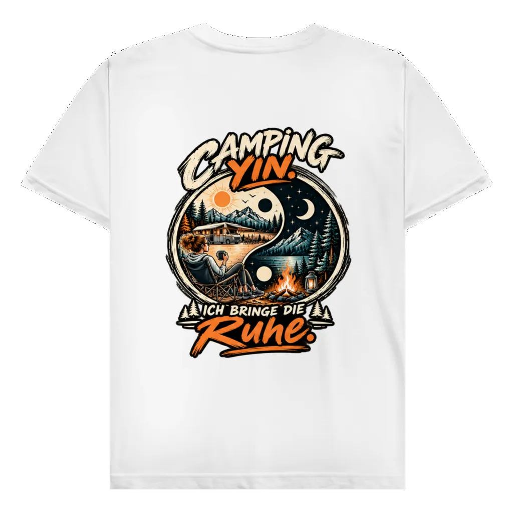 CAMPING YIN - Rückendruck | Premium Shirt unisex