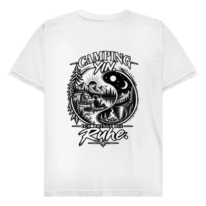 CAMPING YIN 2.0 - Rückendruck | Premium Shirt unisex