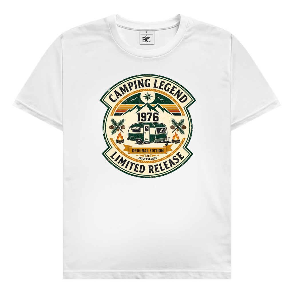 Premium T-Shirt Camping Legende 1976