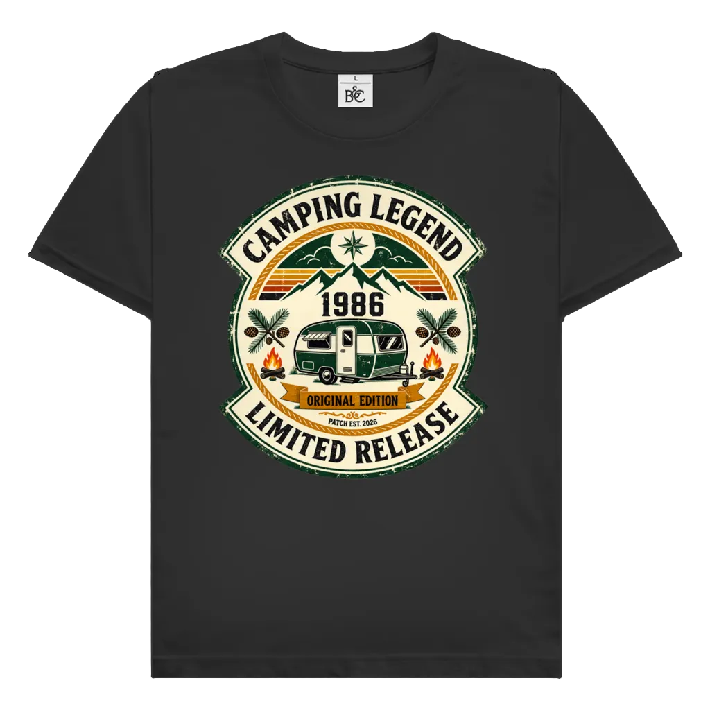 Camping Legende 1986 | Premium Shirt unisex