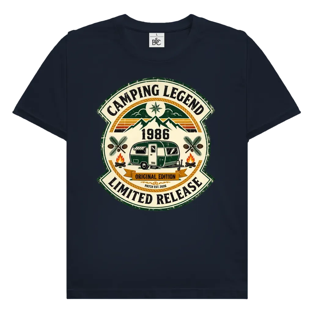 Camping Legende 1986 | Premium Shirt unisex
