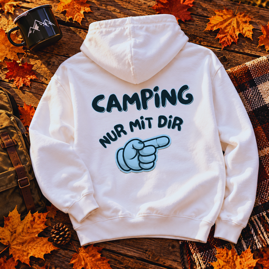 Nur mit dir rechts Rückendruck | Premium Hoodie unisex