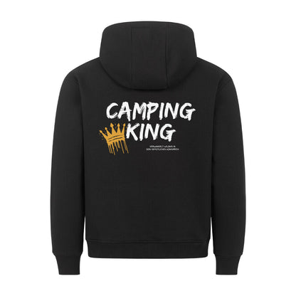 Camping King - Rückendruck || Premium Hoodie unisex