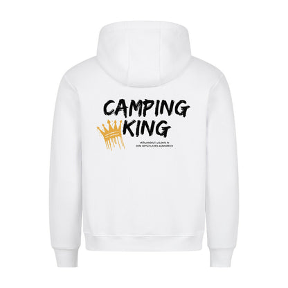 Camping King - Rückendruck || Premium Hoodie unisex