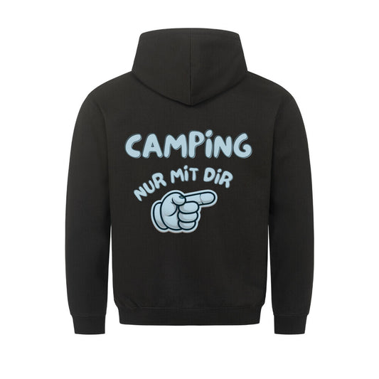Nur mit dir - rechts - Rückendruck || Premium Hoodie unisex