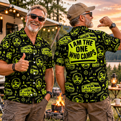 I AM THE ONE WHO CAMPS | Hawaiihemd