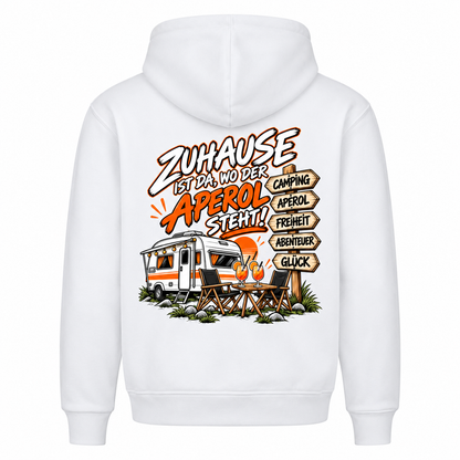 Zuhause Aperol | Premium Hoodie - Rückendruck unisex