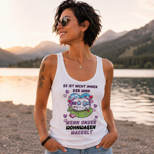 Wohnwagen wackelt | Premium Organic Tanktop Women