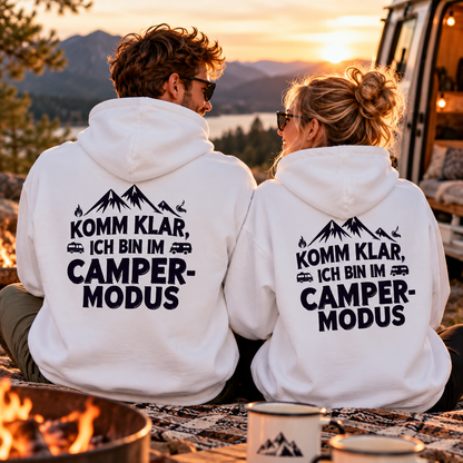 Komm klar -Rückendruck | Premium Hoodie unisex